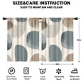 thumbnail image 2 of Blackout Kids Curtains,Brown and Grey Abstract Art Artwork Childrens Insulated Curtains Set Of 2,Bedroom Essentials,Toddler Room Decor 42x54in(106x137cm), 2 of 4