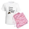 thumbnail image 6 of CafePress - Waiting For Sherlock Pajamas - Women's Short Sleeve Print T-Shirt and Pants Light Cotton Pajama Set, 6 of 7