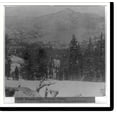 thumbnail image 2 of Historic Framed Print, French Lake, Nevada County, near Old Man Mountain, Central Pacific Railroad, 17-7/8" x 21-7/8", 2 of 9