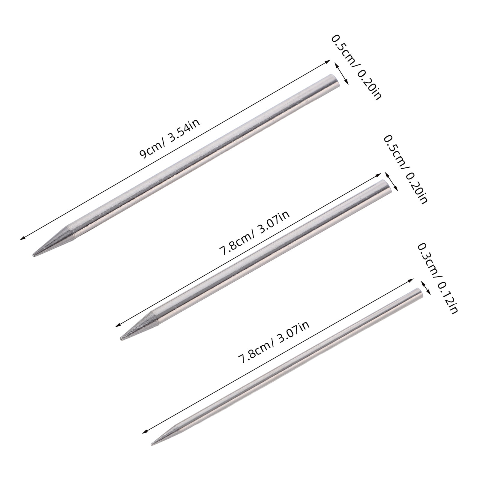 OFFIGAM 6-Piece Stainless Steel Paracord Weaving Needles Set for Rope Stitching and Bracelet Making Kit
