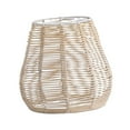 thumbnail image 2 of Stgfyxgs Hanging Lamp Shade Weave Rattan Lampshade Decor Handmade Rattan Weave Retro Chandelier Light Cover for Dining Room Restaurant B, 2 of 9