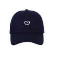 thumbnail image 4 of Trendy Heart Embroidered Baseball Cap for Daily Wear - Adjustable and Versatile Headgear for All Seasons, 4 of 4
