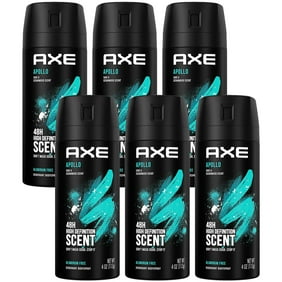 Pack of 6 New AXE Body Spray for Men Apollo 4 oz