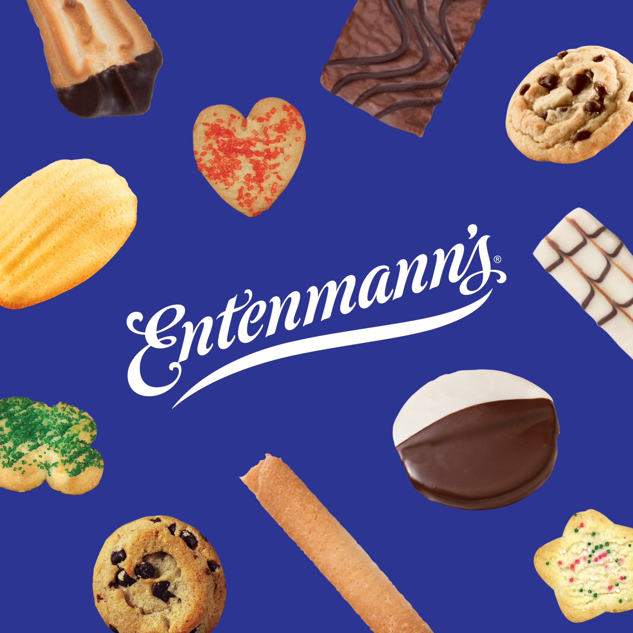 (2 pack) Entenmann's Soft-Baked Chocolate Chip Cookies, 12 oz, Cookies, Box