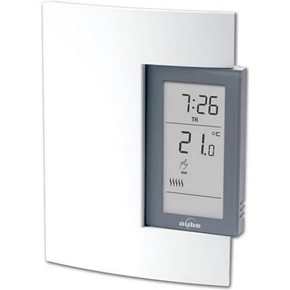 Honeywell Home Aube TH140-28-01-B Hydronic Heating 7-Day Programmable Thermostat White and Gray