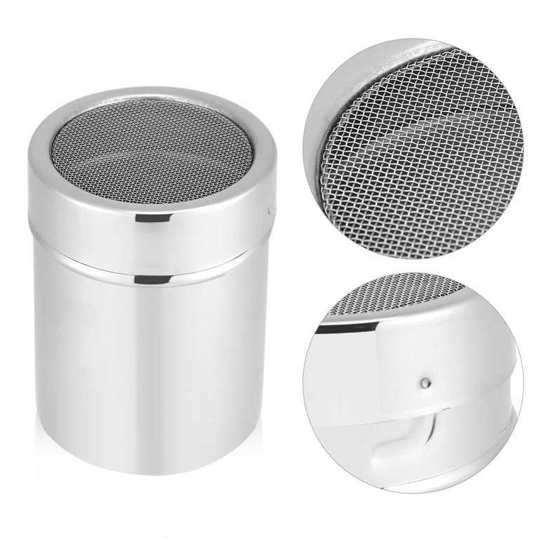 Rvs Poeder Shakers Mesh Shaker Poeder Blikjes Suiker Poeder Cacao Meel Koffie Sifter Kruiden Pot voor Keuken BBQ
