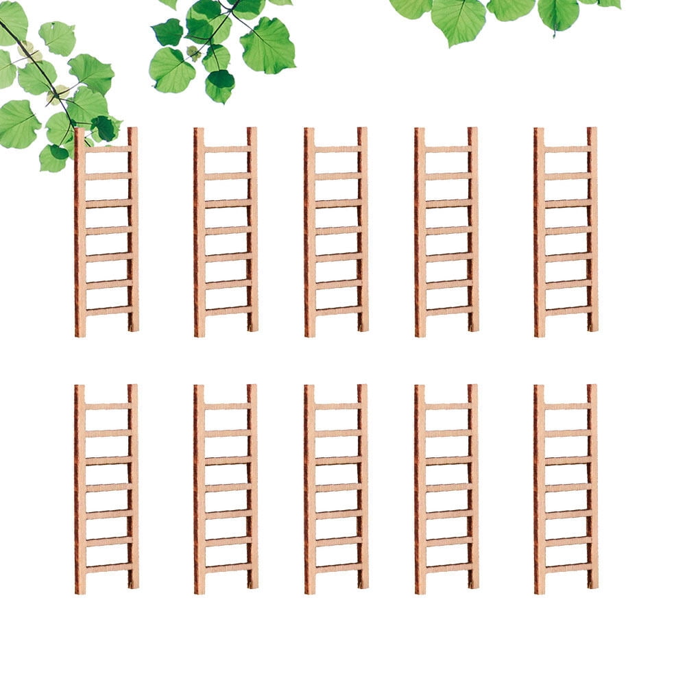 OULII 20PCS Simulation Stairs Decorative Mini Landscape Decor for Homeowners Indoor Decoration