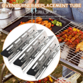 thumbnail image 5 of 4 Pcs Plaque Chauffante Compatible avec Master Forge, Flamme Parfaite, Diffuseur de Chaleur en Acier Inoxydable pour Barbecue à Gaz, 5 of 5