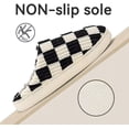 thumbnail image 4 of Erhuoxz Cute House Slippers for Women Men,Plush House Shoes Memory Foam Checkered Slippers Womens Casual Fuzzy Bedroom Indoor Outdoor Plaid Shoes, 4 of 4