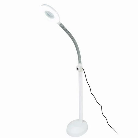 Magnifying Floor Stand Lamp Cool White Light Magnifier Lamp Led