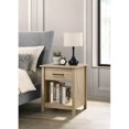 thumbnail image 1 of Pemberly Row 20"W Light Oak Finish Engineered Wood 1-Drawer Nightstand, 1 of 7