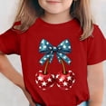 thumbnail image 2 of T-Shirt pour Enfants, Imprimé de la Fête de l'Indépendance à Manches Courtes et Col Rond, Haut Décontracté et Polyvalent pour Garçons et Filles de 3 à 15 Ans, 2 of 6