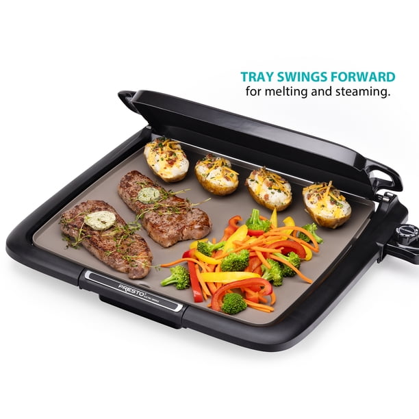 Presto Ceramic Nonstick Electric Griddle/Warmer Plus with