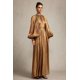 thumbnail image 3 of Vestido maxi vestido bellabarnetten Kuhany con cuello redondo y pliegues, 3 of 5