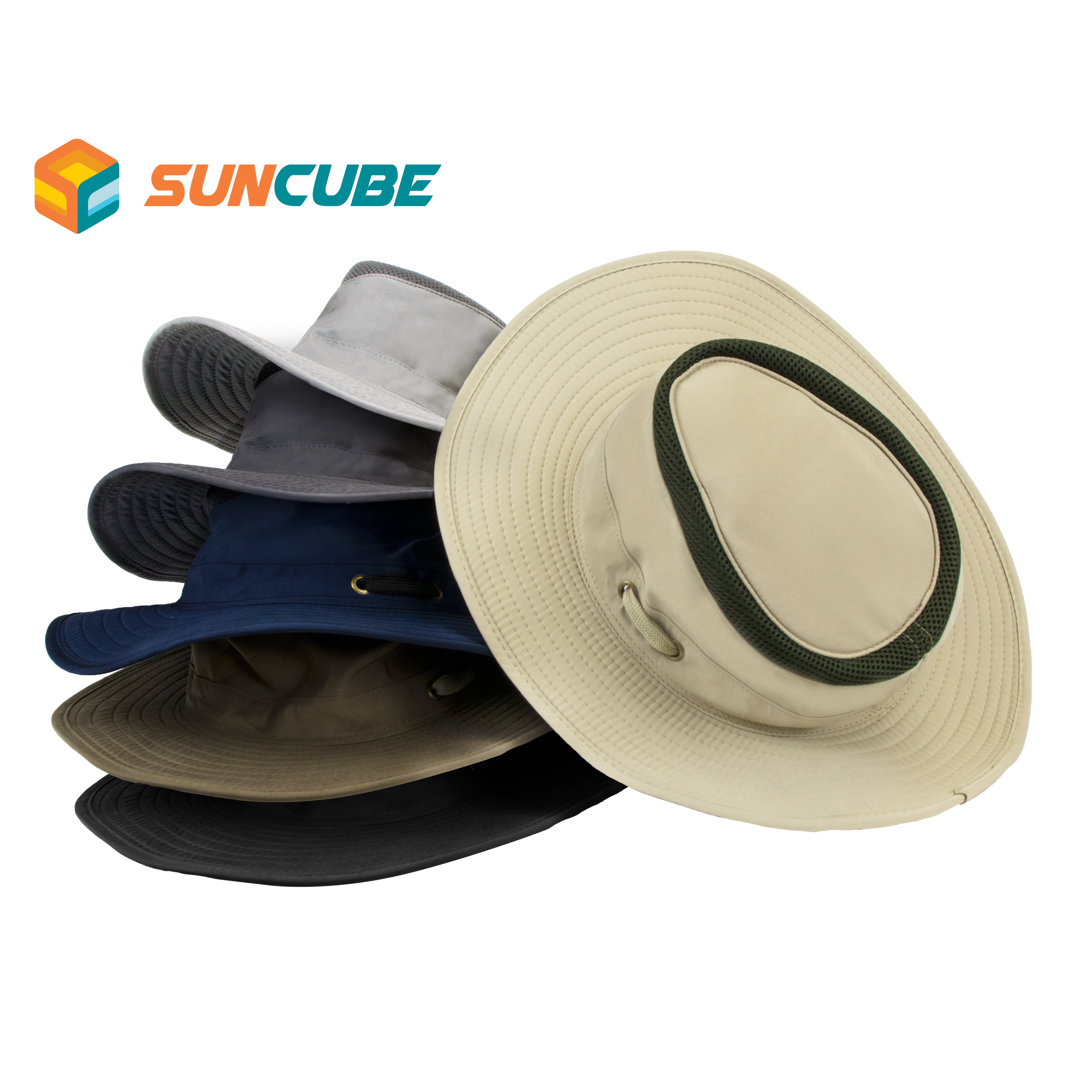 SUN CUBE Sun Hat For Men Wide Brim, Women Safari Hat, Hiking Bucket Hat UV  Sun Protection, Boonie Hat Outdoor
