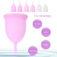 thumbnail image 3 of Funie Femmes Silicone Médical en Forme de U Réutilisable Coupe Menstruelle Menstruelle Hygiène Soins, 3 of 8