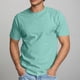 thumbnail image 1 of pstuiky Camisas de manga corta para hombre, Jersey deportivo de manga corta para hombre, de color liso, con canalé y alta elasticidad, cuello redondo, para fitness y musculación ropa de hombre l, 1 of 9
