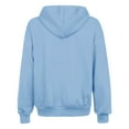 thumbnail image 7 of Fengqque Women's Zip Up Drawstring Hoodies Pocket Jackets Winter Coats Long Sleeve Sweatshirts Pullover Fall Clothes Sky Blue XL(XL), 7 of 7