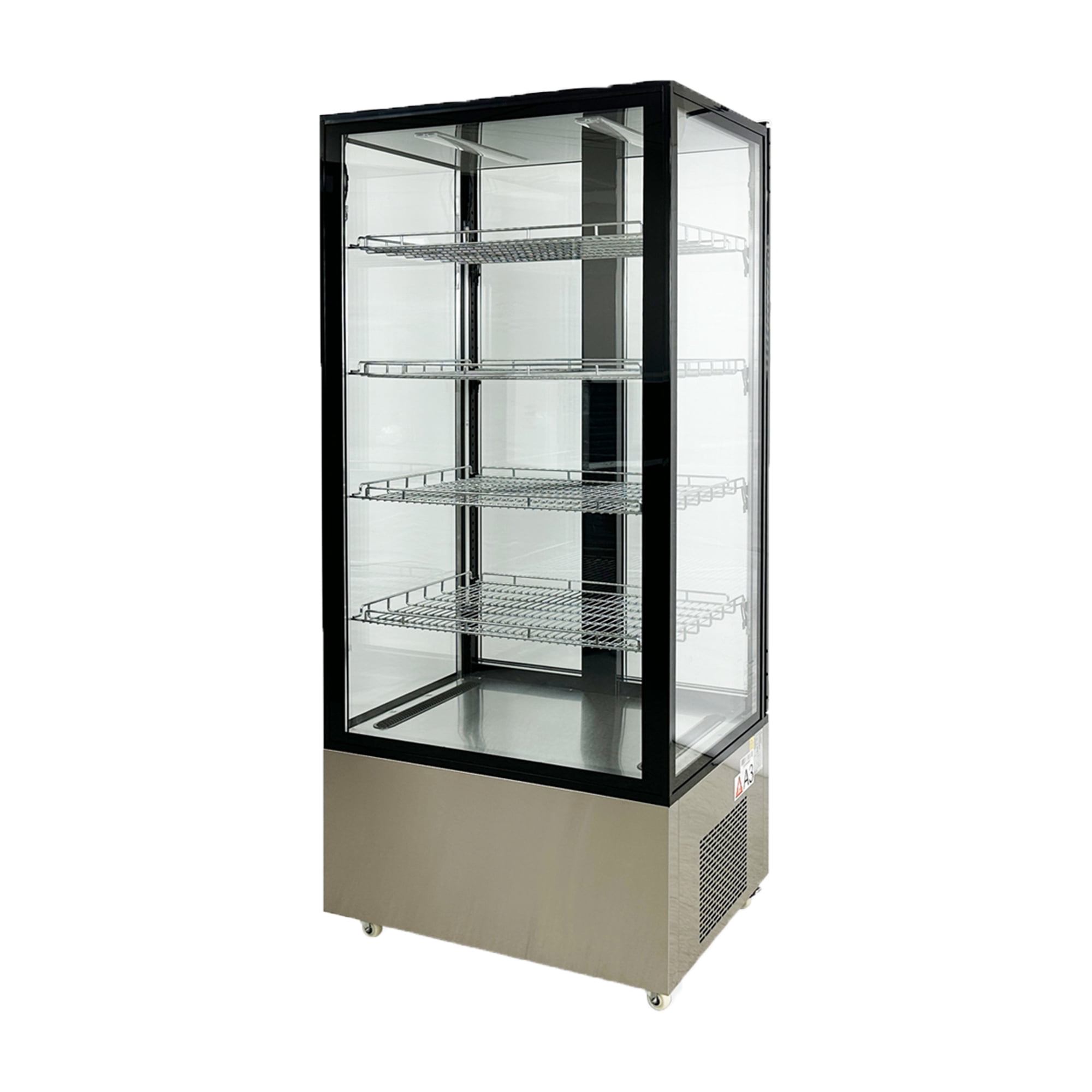 33 in. Four-Sided  Bakery Glass  Commercial Refrigerator Display Case 21.2 Cu. ft.