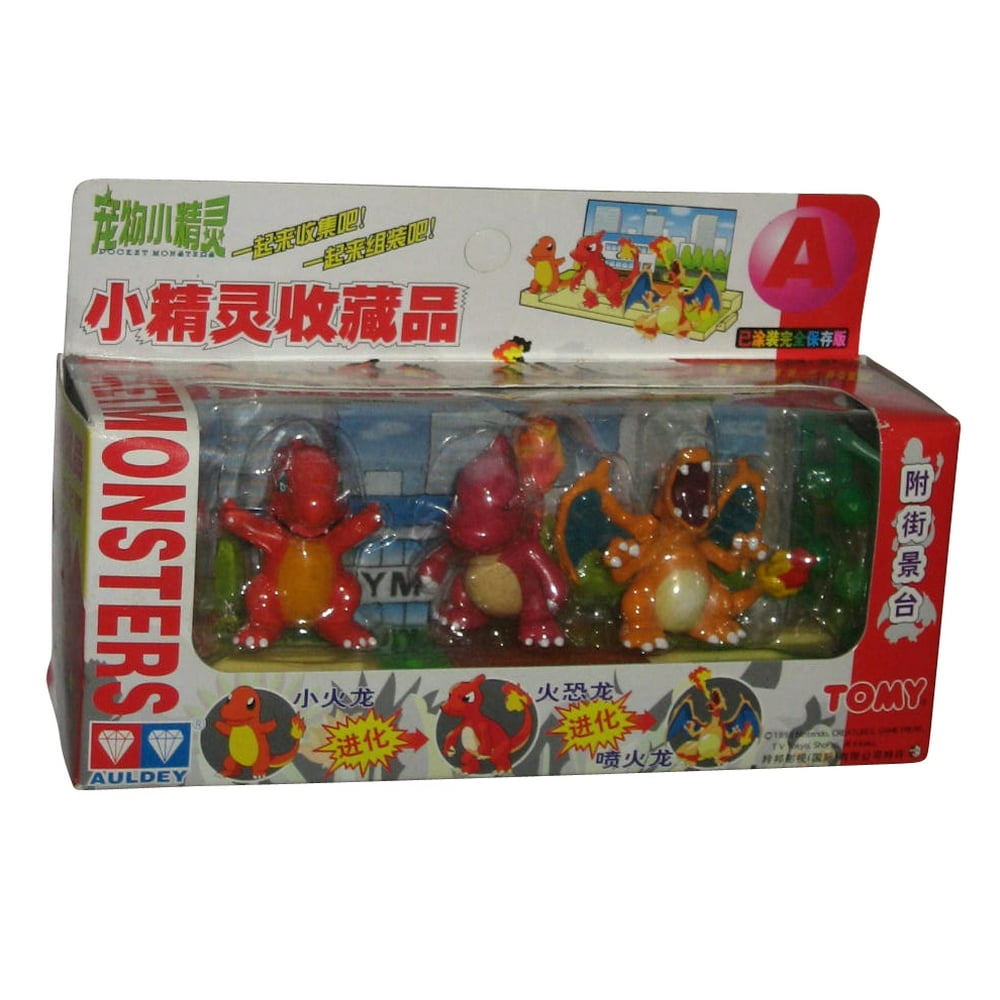 Pokemon Pocket Monsters (1998) Japan Tomy Charizard Charmander Figure