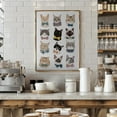thumbnail image 2 of Cats In Bow Tie Framed Art Modern Wall Decor, 2 of 15