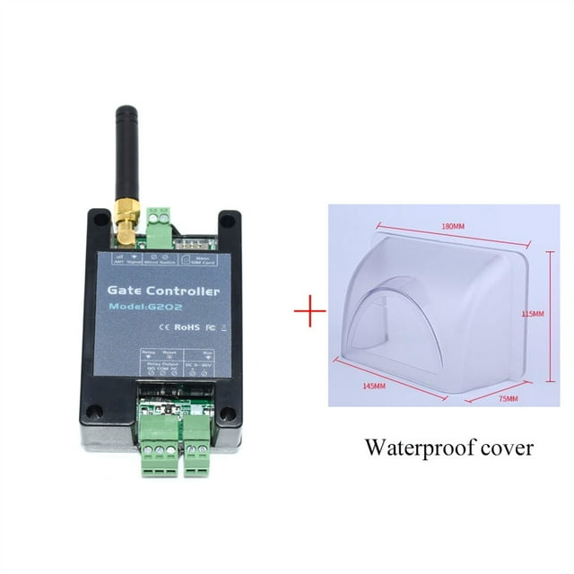GSM Remote Control G202 Single Relay Switch For Sliding Swing Garage Gate Opener ( replace RTU5024 ) ,Ultra-Quiet Operation