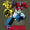 thumbnail image 3 of CafePress - Transformers Teamwork Dark T Shirt - Men's Classic Graphic Cotton T-Shirt, 3 of 4