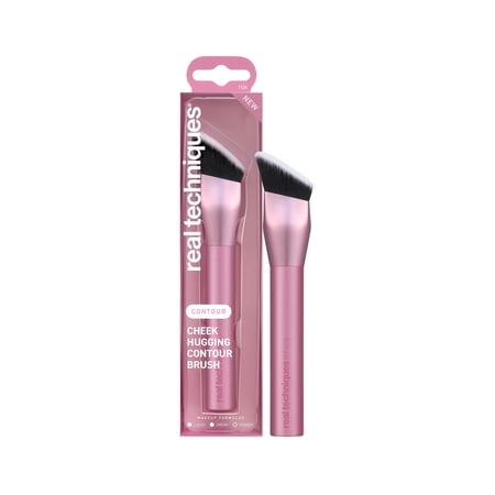 Real Techniques Cheek Hugging Contour Makeup Brush for Sculpting