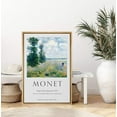 thumbnail image 3 of IDEA4WALL Framed Canvas Art Wall Decor Poppy Field, 1875 Master Aritst Claude Monet Oil Painting Impressionism Traditional Scenic for Dorm Home Office - 16"x24", 3 of 4