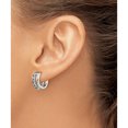 thumbnail image 3 of Stainless Steel Polished 6.5mm Huggie Hinged Hoop Earrings (13 X 15) Made In China sre1530, 3 of 5