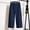 w22 Navy, variant on Xuniizn Cargo Capris Pants for Women with 4 Pockets, Stretchy Waist Button Zipper Hiking Capri Pants, Fashion Fast Dry Outdoor Casual Pants, S-2XL