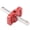 Red, variant on BIMZUC RC Differential Spool Locker Hub Transmission Upgrade Part for Traxxas Slash 2WD, Silver (1.97 inches / 5 cm)