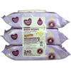Parent's Choice Chamomile & Lavender Calming Baby Wipes, 3 Pack, 240 Sheets