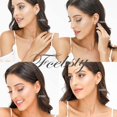 thumbnail image 4 of 3 pares de aretes de aro de plata de ley 925 - aretes de aro pequeños chapados en oro blanco para mujeres y niñas (13 mm, 15 mm, 20 mm, 25 mm, 30 mm, 40 mm, 50 mm, 60 mm) 3silver-15/, 4 of 5