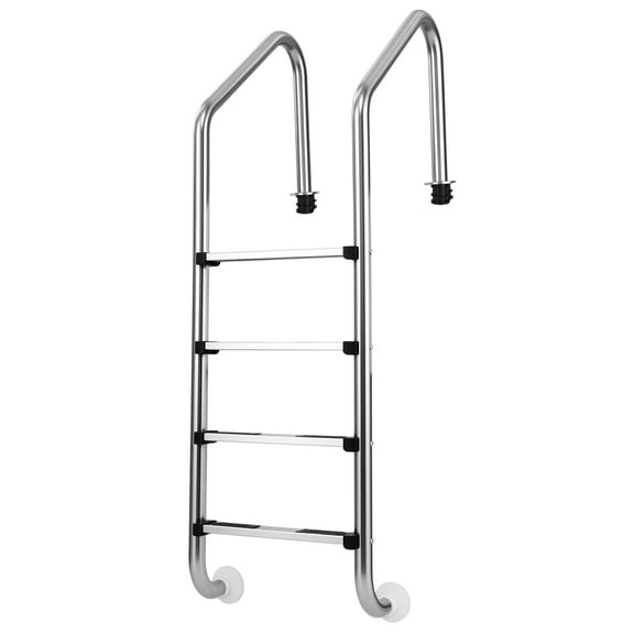 Gymax 4-Step Pool Entry & Exit Ladder w/ Stainless Steel Frame for Swimming Pool