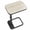 Driftwood Gray, variant on Adjustable C-Shaped TV Tray, Flip Top Side Table For Snack, Laptop, Dining In Small Spaces