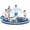 Blue, variant on Splash Pad for Kids and Dogs, 97'' Extra Large Splash Pad for Toddlers 1-3 and Kids Ages 4-8, Non Slip Thicken Sprinkler Dog Pool Summer Outdoor Water Toys for Backyard