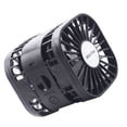 thumbnail image 2 of Ventilador eléctrico de dos cabezas Ventilador ajustable de escritorio portátil plegable portátil de verano con 3 engranajes de viento seitruly HA6978-02B, 2 of 6