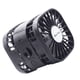 thumbnail image 2 of Ventilador eléctrico de dos cabezas Ventilador ajustable de escritorio portátil plegable portátil de verano con 3 engranajes de viento Advancent HA6978-02B, 2 of 6