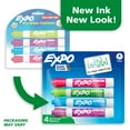 thumbnail image 3 of Expo Low Odor Dry Erase Markers, Chisel Tip, Assorted Intense Colors, 4 Pack, 3 of 9