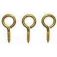 thumbnail image 2 of ProSource Large Rust-Resistant Screw Eye 1-15/16 In L Solid Brass Brass Plated, 2 of 2