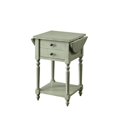 thumbnail image 2 of Bowery Hill Table d'Appoint en Bois à Rabat Finition Gris Antique, 2 of 6