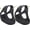 01.2-pack Black Breathable Style, variant on 2 Pack Anti Snoring Chin Strap, Snoring Solution, Effective Anti Snoring Chin Strap, Jaw Protector Corrective Strap Adjustable Breathable Stop Snoring Sleep Headband for Men Women-