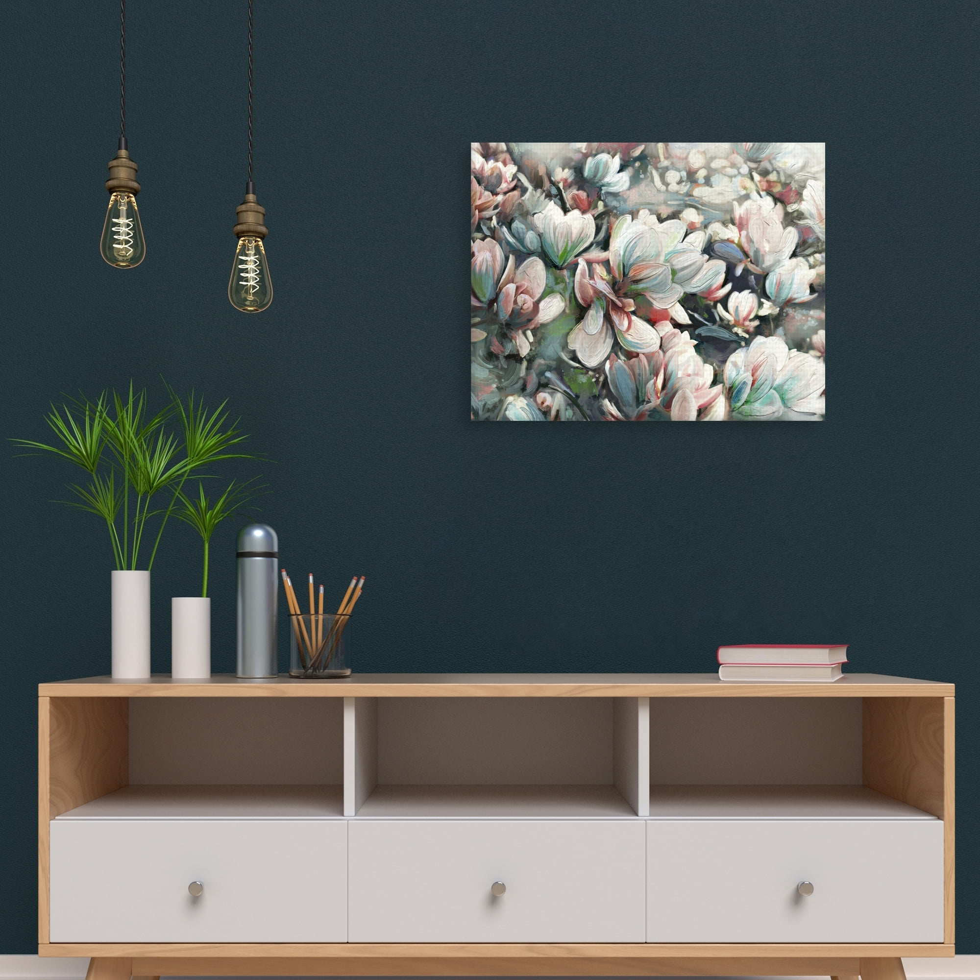 Jardin Colore by Studio Arts Canvas Art Print