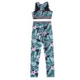 thumbnail image 6 of DPOIS Kids Girls Athletic Racer Back Crop Top and Leggings Camouflage Set, 6 of 6