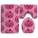 thumbnail image 1 of Juego de alfombras de baño ABPHQTO Calabaza Rosada 3 piezas, 1 of 2