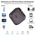 thumbnail image 2 of Receptor Bluetooth 5.2 1Mii B06S+, adaptador de audio Bluetooth HiFi con LDAC, aptx HD y aptx de baja latencia, audio de alta resolución de largo alcance con control de volumen, salidas de 3,5 mm y RC, 2 of 5