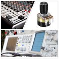 thumbnail image 7 of Uxcell 6 Pack WH138 Potentiometer 100K Ohm Single-Joint Variable Resistors 3 Terminals Linear Taper Rotary with Knob Cap, 7 of 7