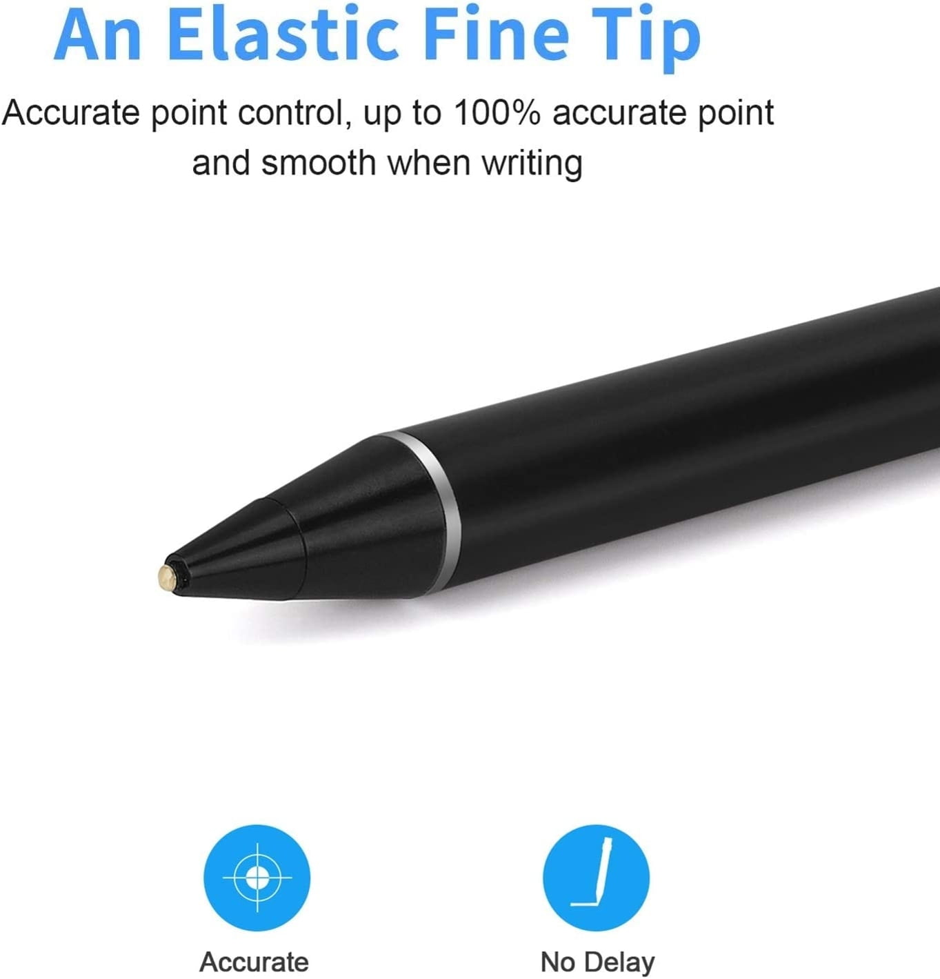 For iPhone 15/Pro/Max/Plus - Active Stylus Pen Digital Capacitive Touch Rechargeable Palm Rejection
