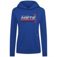 thumbnail image 2 of Women's Levelwear Royal New York Mets Relay Breaker Pullover Hoodie, 2 of 3